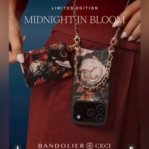 Bandolier Rae Ceci Noir/Gold iPhone 16 Pro Case